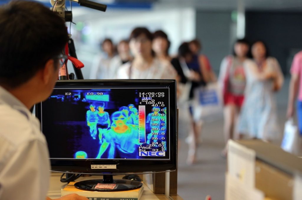 Efficiency of using thermal cameras in a building